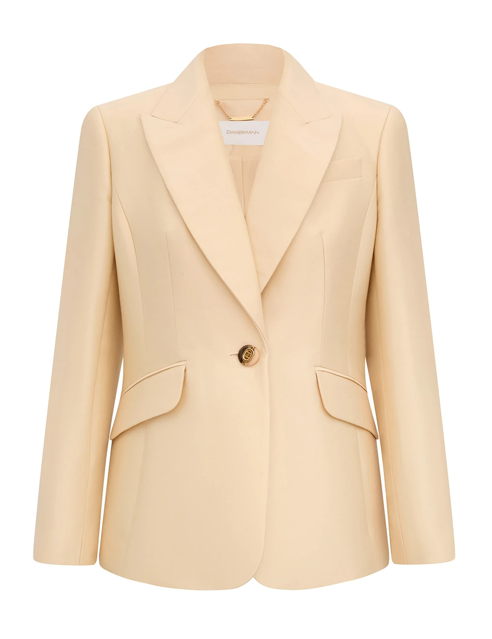 Zimmermann Luna Single Breasted Blazer | Ready to Wear Collection Coveti Elevate your elegance in this Zimmermann Jackets available now at Coveti