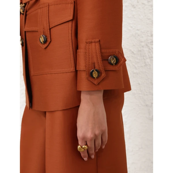 Elevate your elegance in this Zimmermann Jackets available now at Coveti