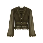Elevate your elegance in this Zimmermann Tops available now at Coveti