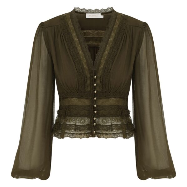 Elevate your elegance in this Zimmermann Tops available now at Coveti
