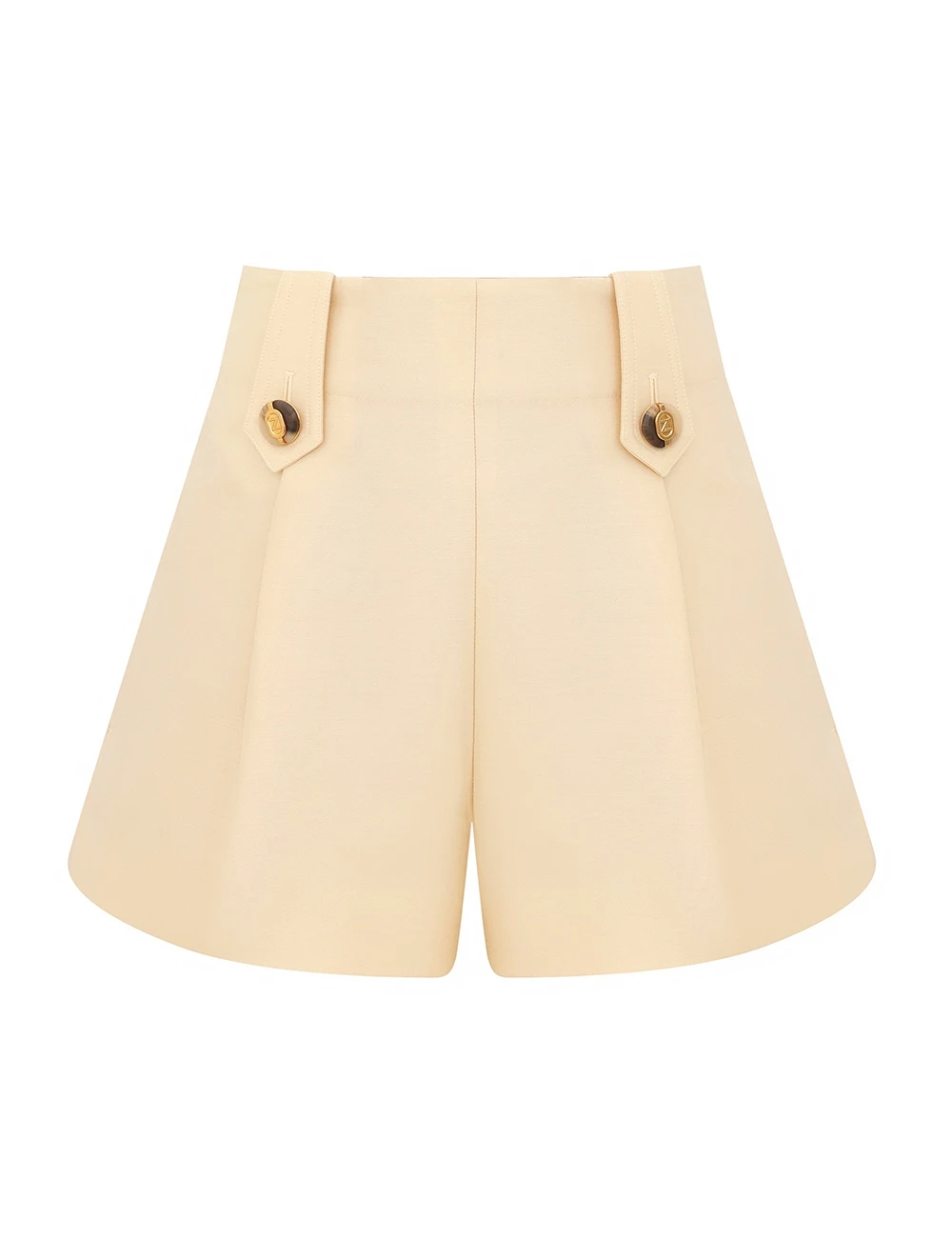 Zimmermann Luna Wool Silk Tailored Short | Ready to Wear Collection Coveti Elevate your elegance in this Zimmermann Shorts available now at Coveti