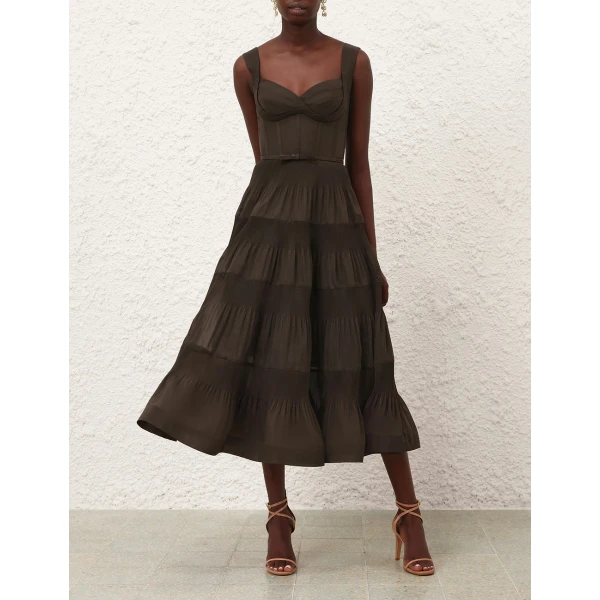 Elevate your elegance in this Zimmermann Dresses available now at Coveti