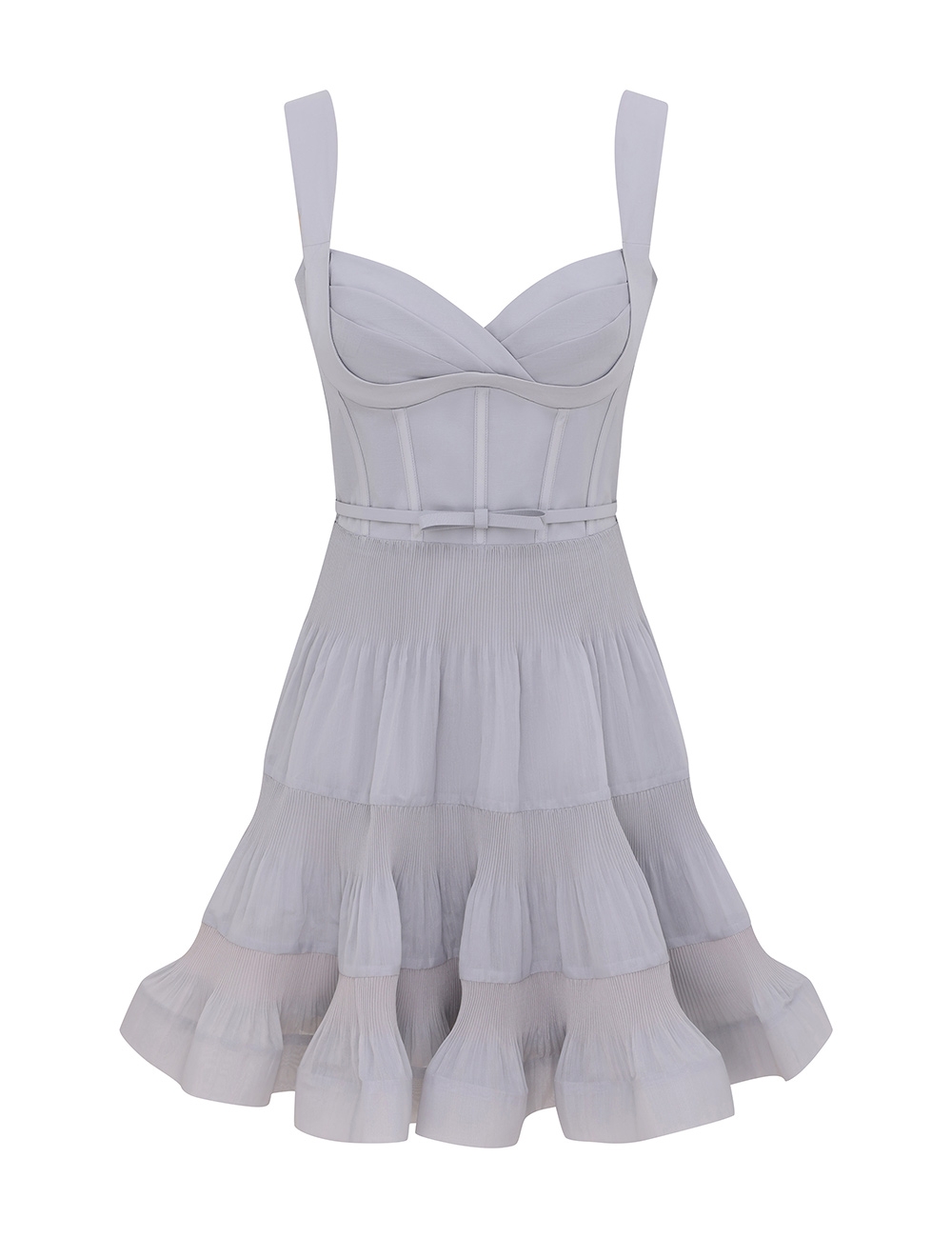 Zimmermann Pleated Draped Mini Dress