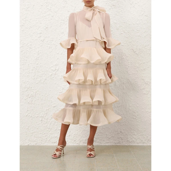 Elevate your elegance in this Zimmermann Dresses available now at Coveti