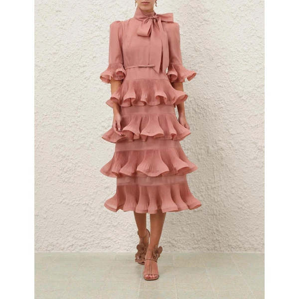 Elevate your elegance in this Zimmermann Dresses available now at Coveti