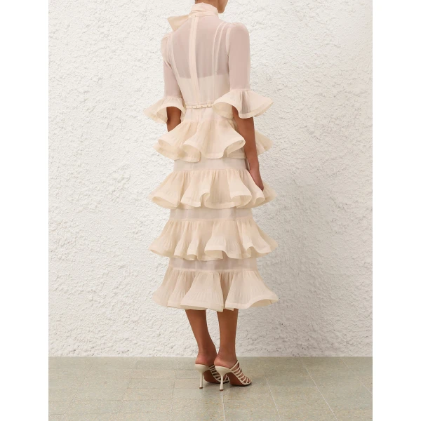Elevate your elegance in this Zimmermann Dresses available now at Coveti