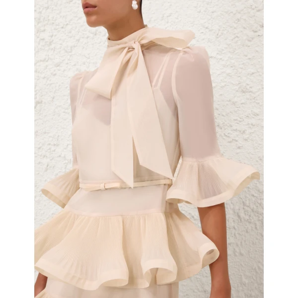 Elevate your elegance in this Zimmermann Dresses available now at Coveti