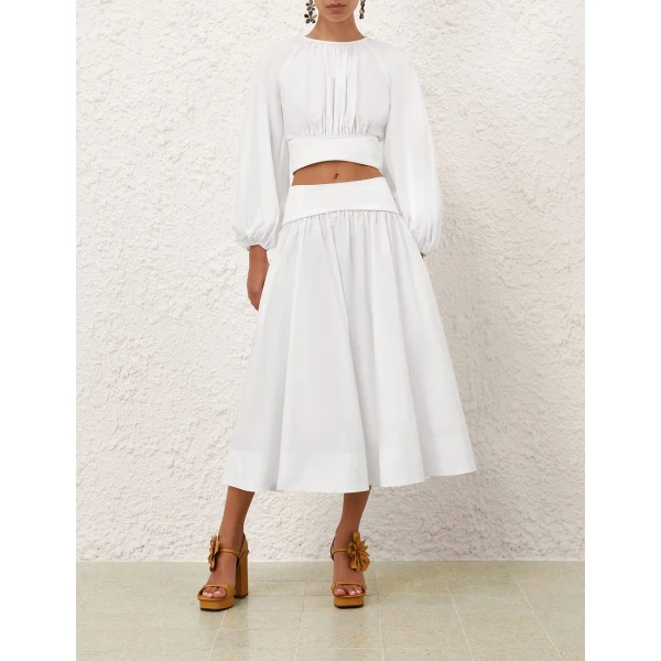 Elevate your elegance in this Zimmermann Skirts available now at Coveti