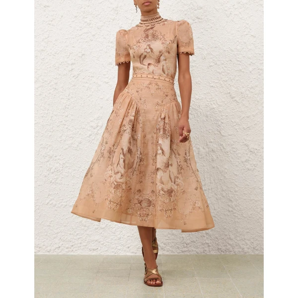 Elevate your elegance in this Zimmermann Skirts available now at Coveti