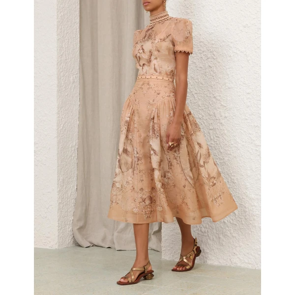 Elevate your elegance in this Zimmermann Skirts available now at Coveti