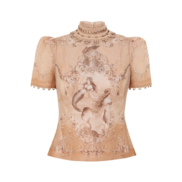 Elevate your elegance in this Zimmermann Tops available now at Coveti