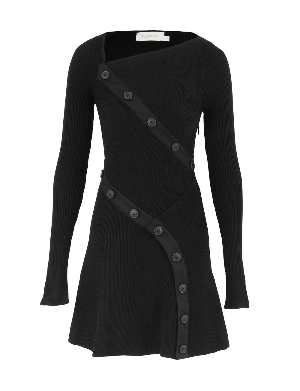 Zimmermann Rebellion Buttoned Mini Dress | Ready to Wear Collection Coveti Elevate your elegance in this Zimmermann Dresses available now at Coveti