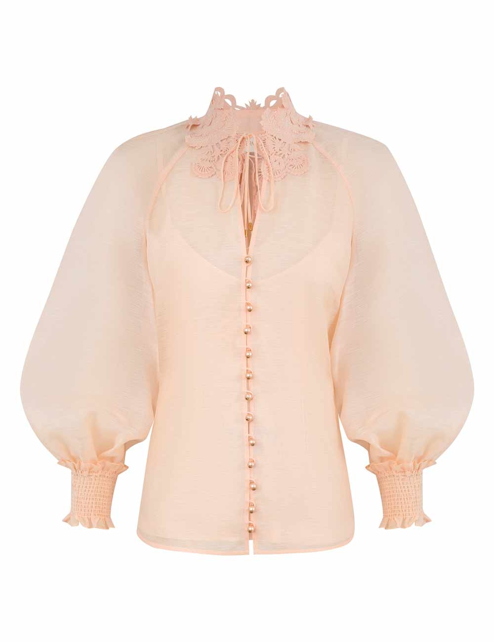 Zimmermann Rebellion Collared Blouse