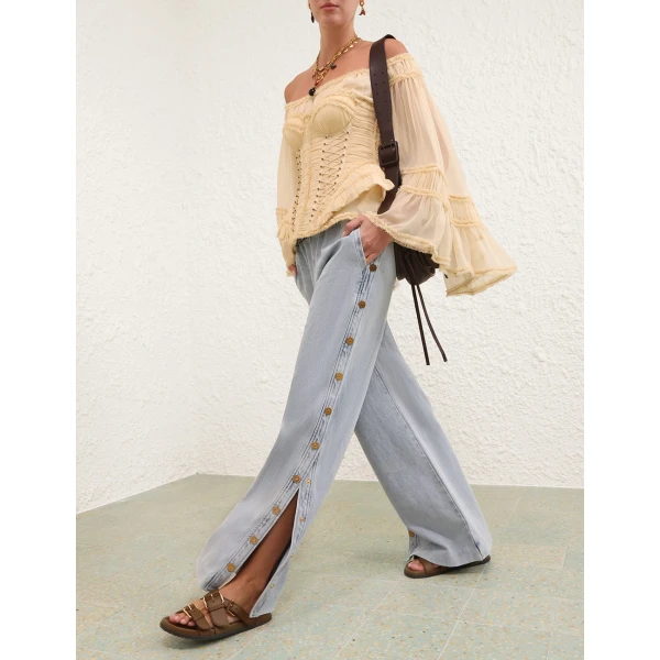 Elevate your elegance in this Zimmermann Pants available now at Coveti
