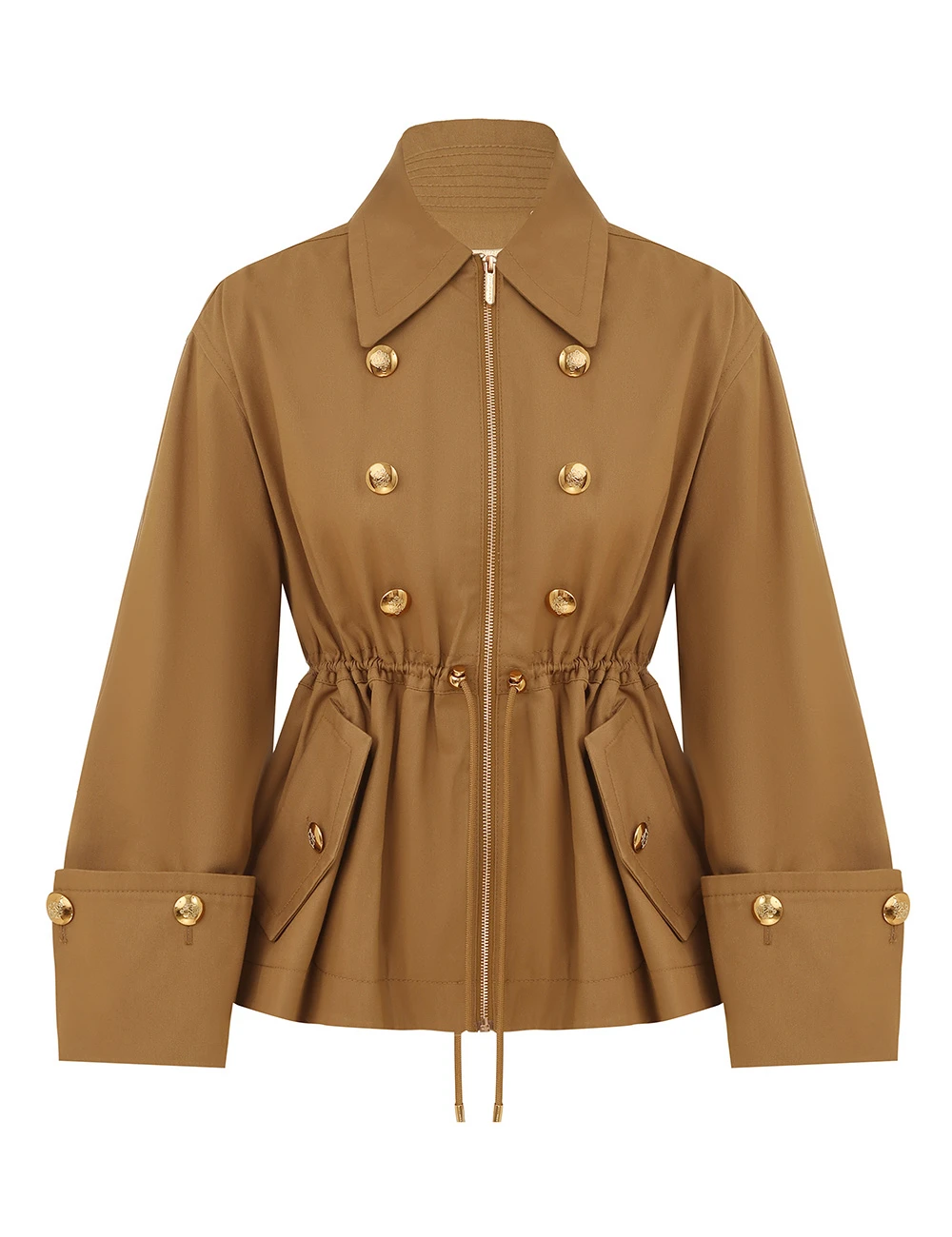 Zimmermann Rebellion Drawstring Jacket | Ready to Wear Collection Coveti Elevate your elegance in this Zimmermann Jackets available now at Coveti