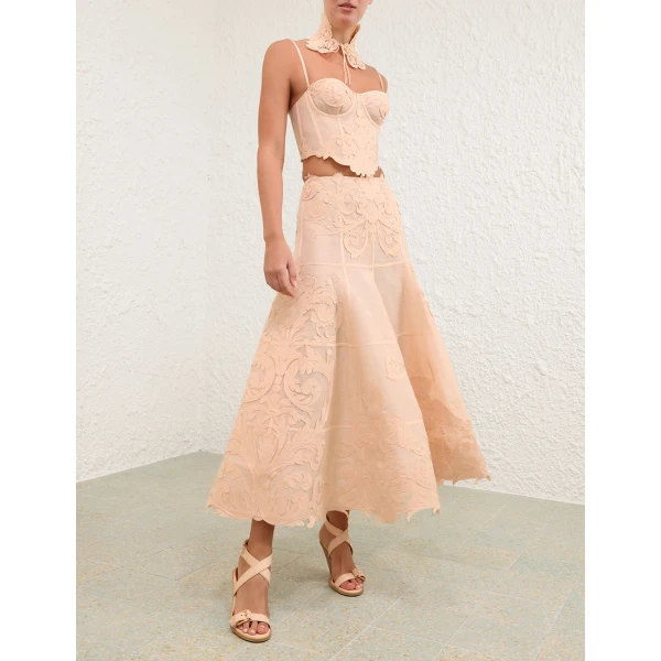 Elevate your elegance in this Zimmermann Skirts available now at Coveti