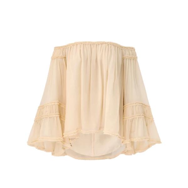 Elevate your elegance in this Zimmermann Tops available now at Coveti