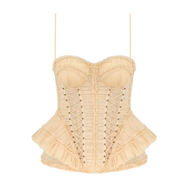 Elevate your elegance in this Zimmermann Tops available now at Coveti