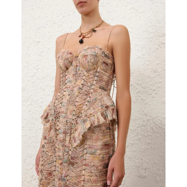 Elevate your elegance in this Zimmermann Dresses available now at Coveti