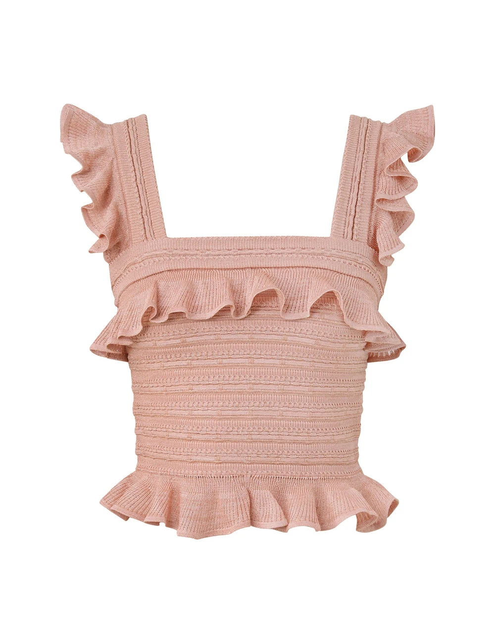 Zimmermann Rebellion Frill Cami | Ready to Wear Collection Coveti Elevate your elegance in this Zimmermann Tops available now at Coveti