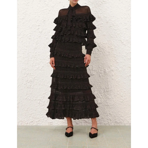 Elevate your elegance in this Zimmermann Skirts available now at Coveti