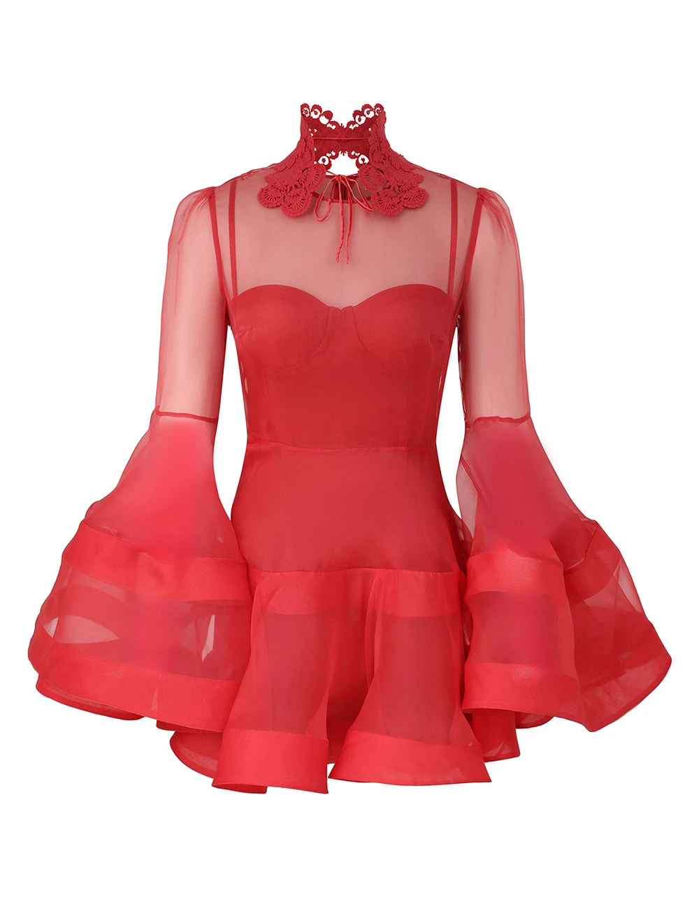 Zimmermann Rebellion Lantern Mini Dress | Ready to Wear Collection Coveti Elevate your elegance in this Zimmermann Dresses available now at Coveti