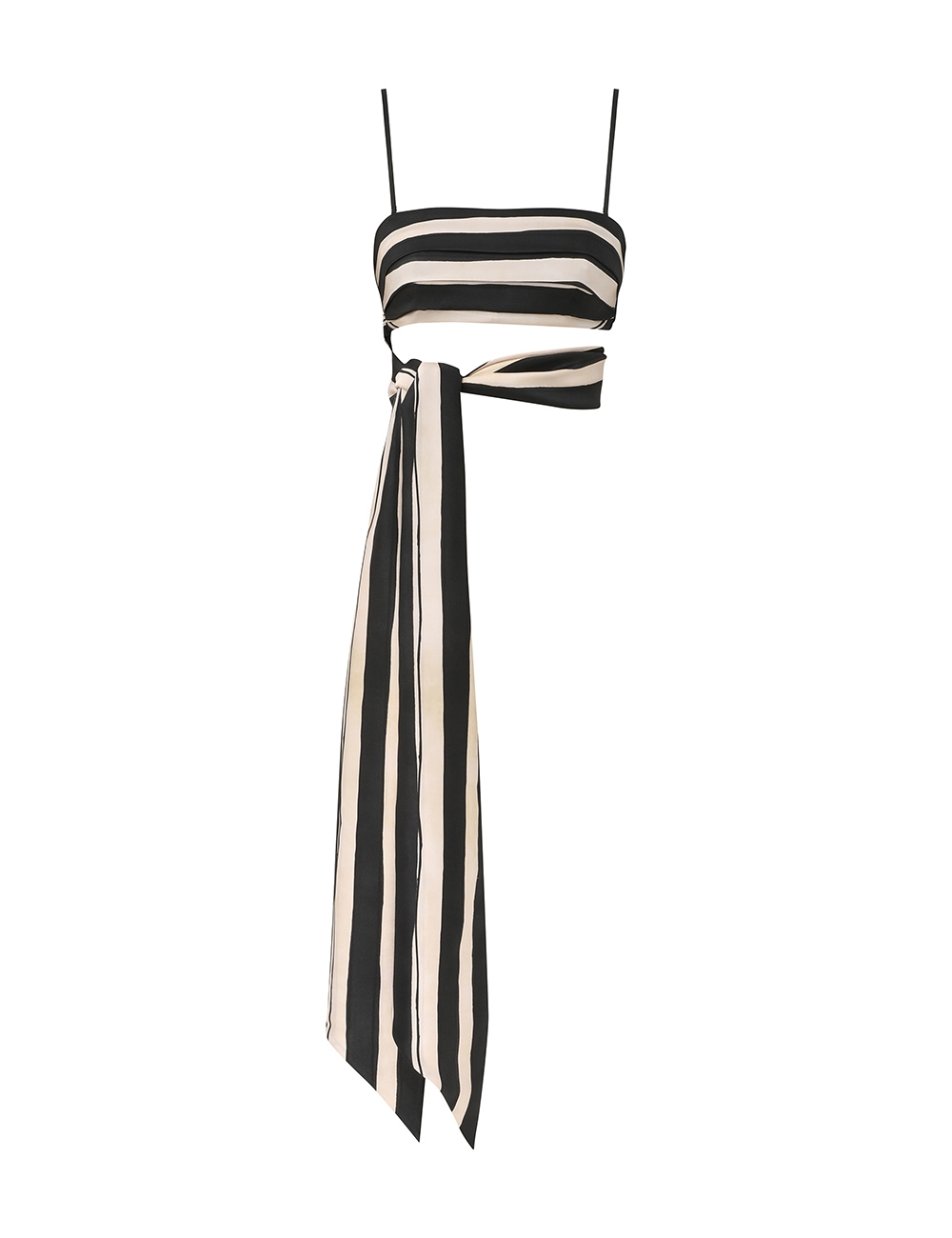 Zimmermann Rebellion Paint Stripe Bandeau Top