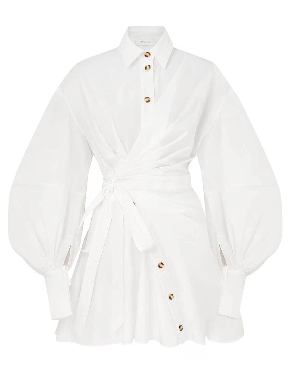 Zimmermann Rebellion Poplin Mini Dress