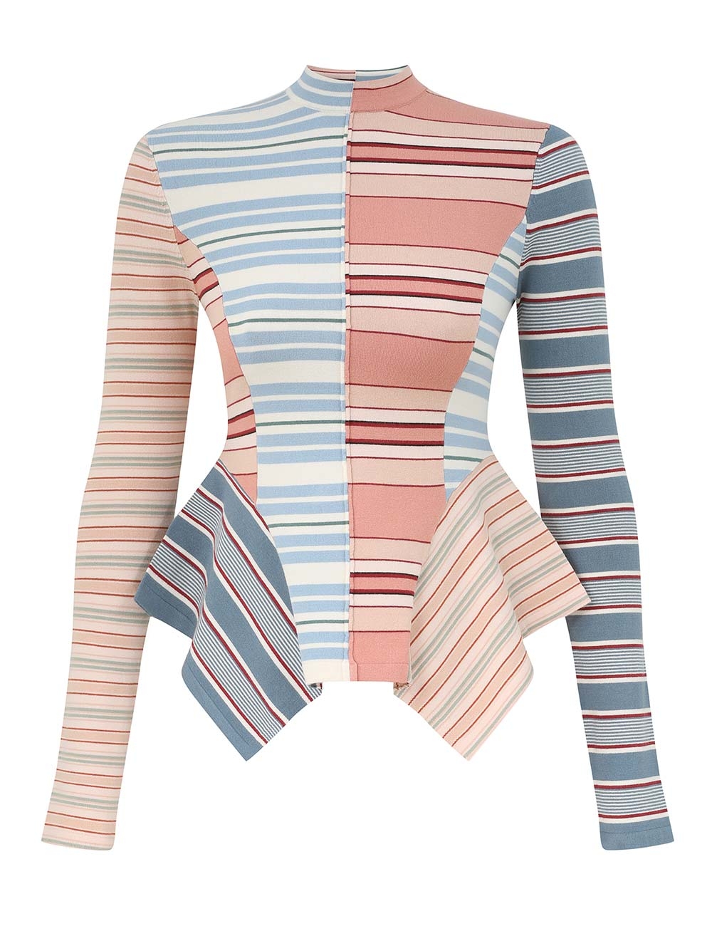 Zimmermann Rebellion Spliced Stripe Top