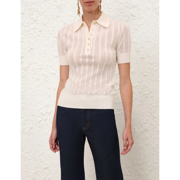 Elevate your elegance in this Zimmermann Knitwear available now at Coveti