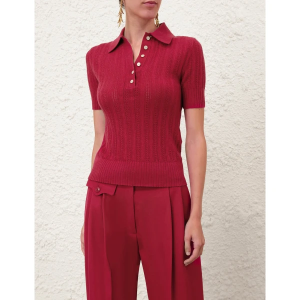Elevate your elegance in this Zimmermann Knitwear available now at Coveti