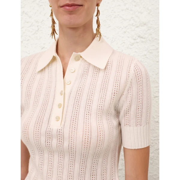 Elevate your elegance in this Zimmermann Knitwear available now at Coveti