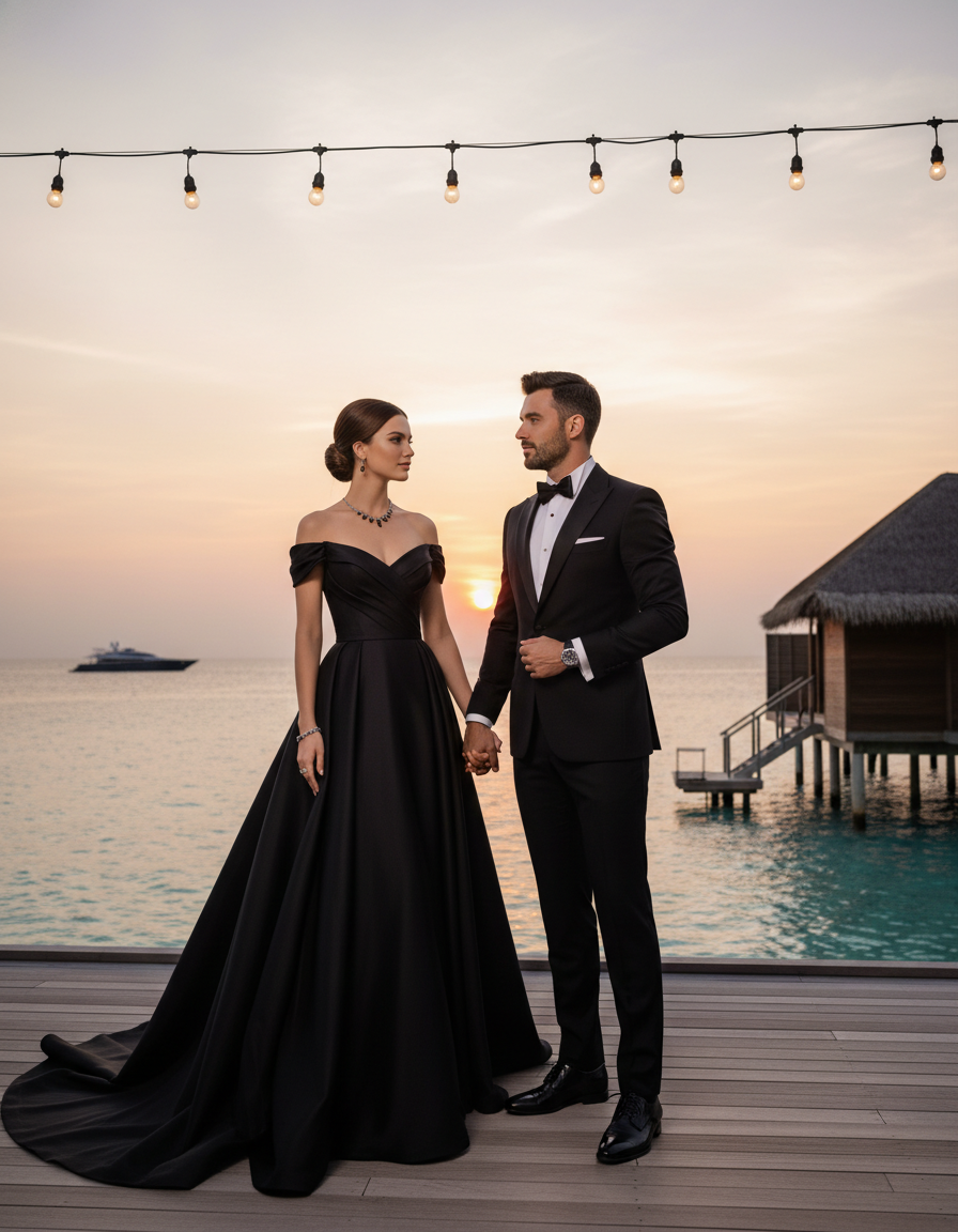 Gemma Deeks Style Guide: Black tie Anniversary in Maldives Summer 2026