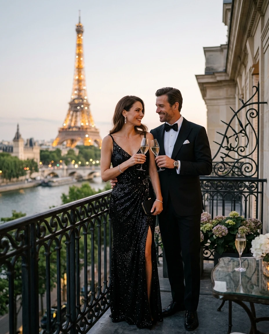 Gemma Deeks Style Guide: Black tie Anniversary in Paris Summer 2026