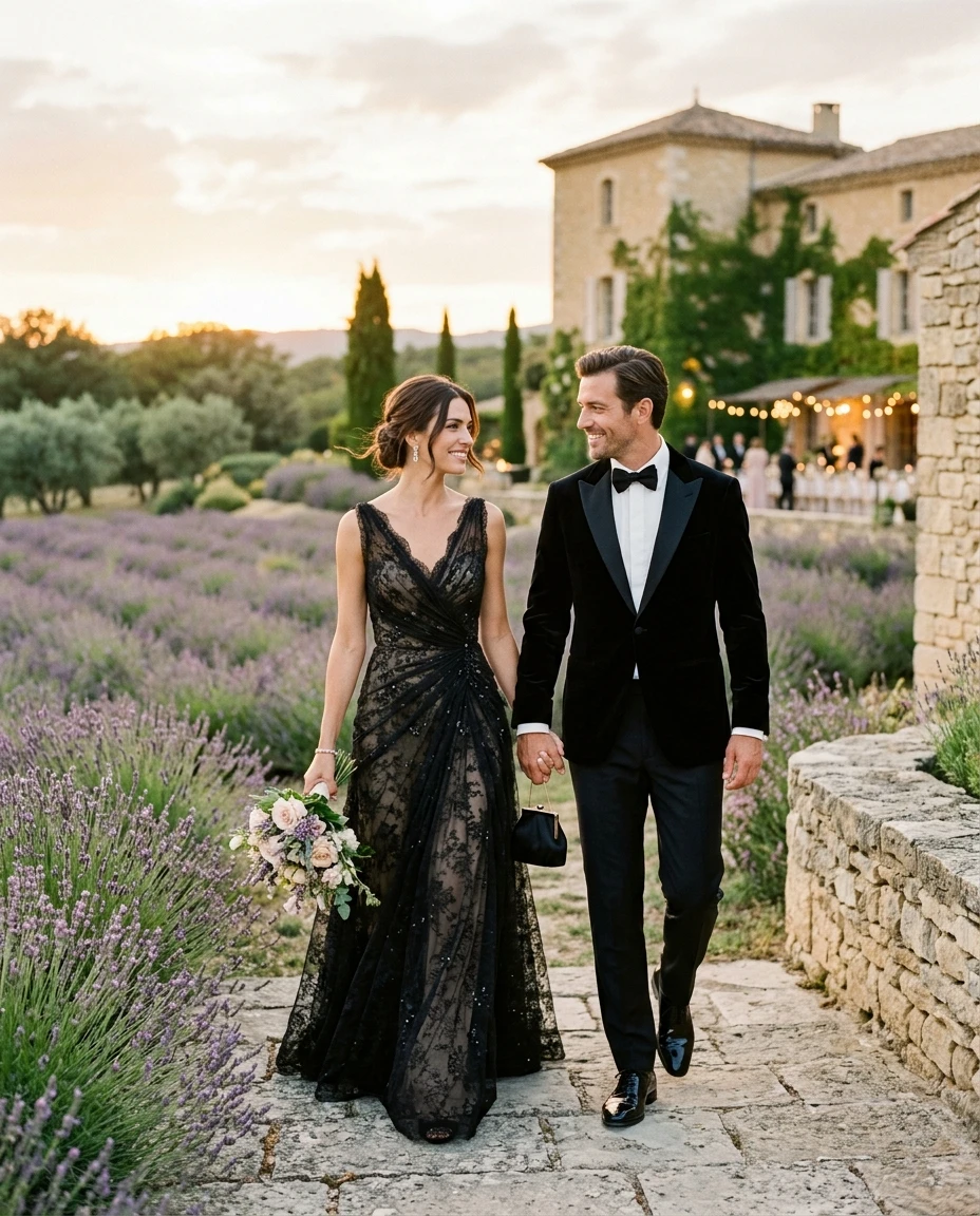 Gemma Deeks Style Guide: Black tie Anniversary in Provence France Summer 2026