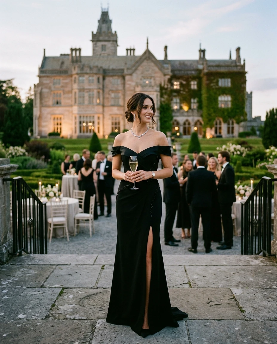 Gemma Deeks Style Guide: Black tie Birthday in Ireland Summer 2026