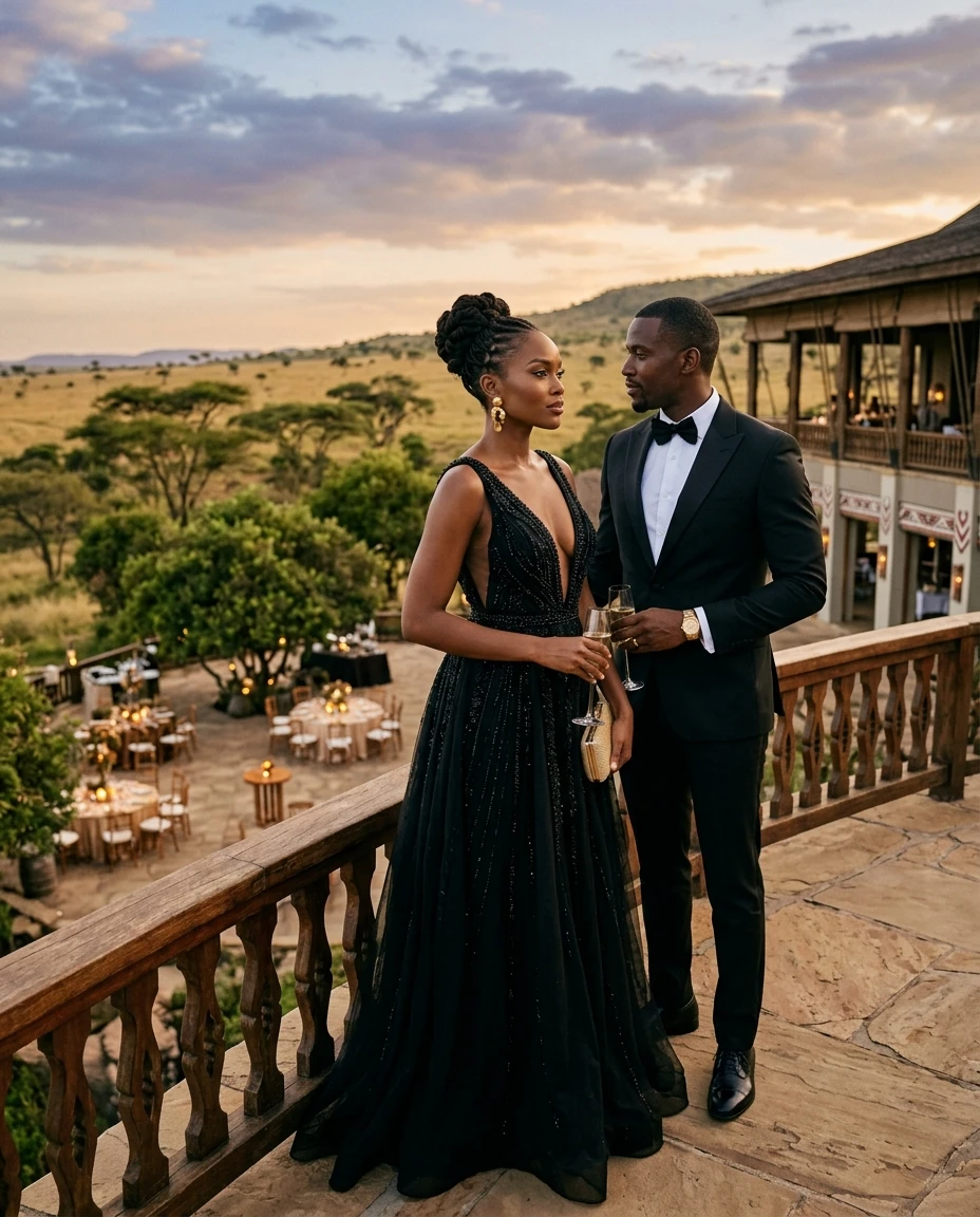 Gemma Deeks Style Guide: Black tie Birthday in Kenya Summer 2026