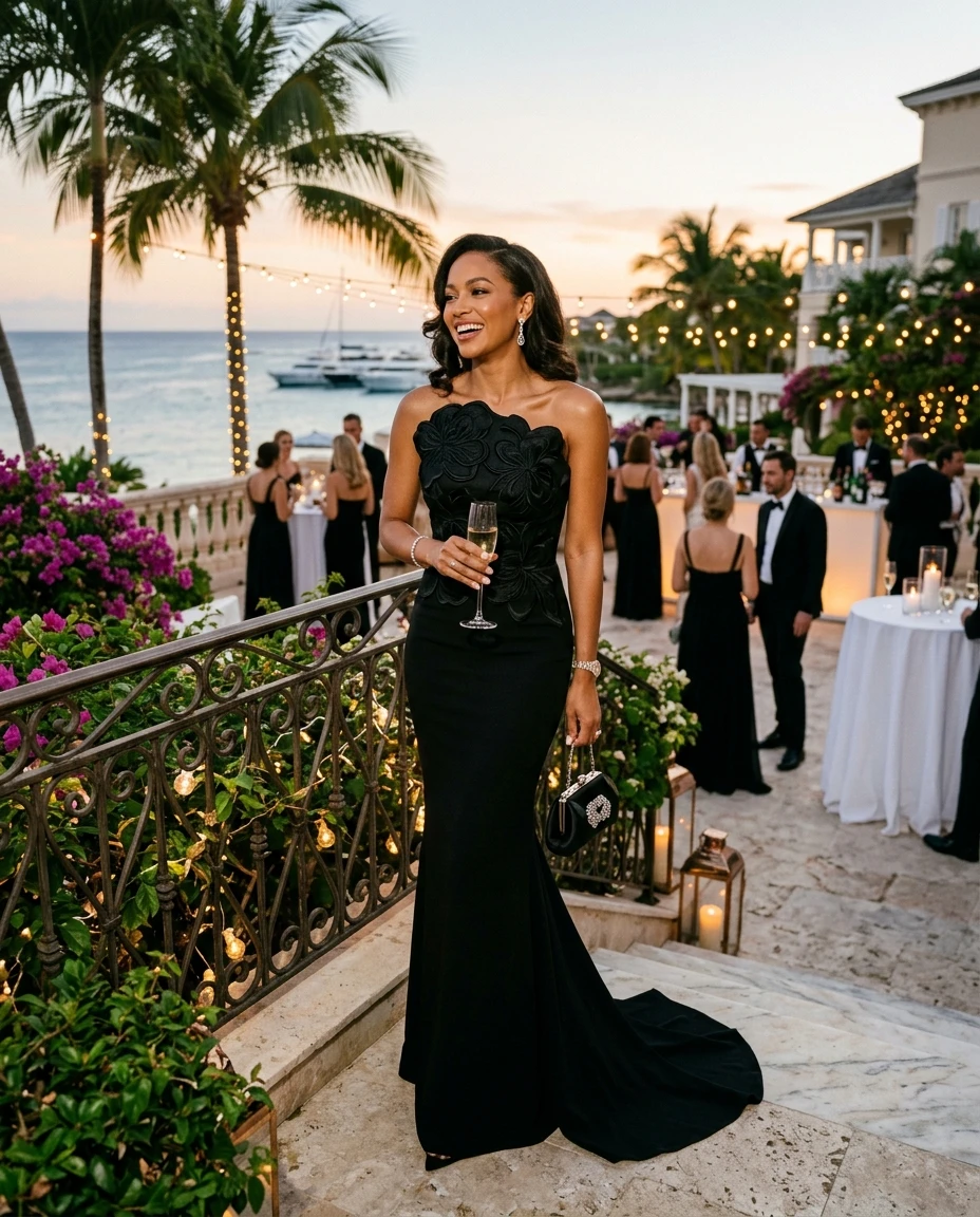 Gemma Deeks Style Guide: Black tie Birthday in La Romana Summer 2026