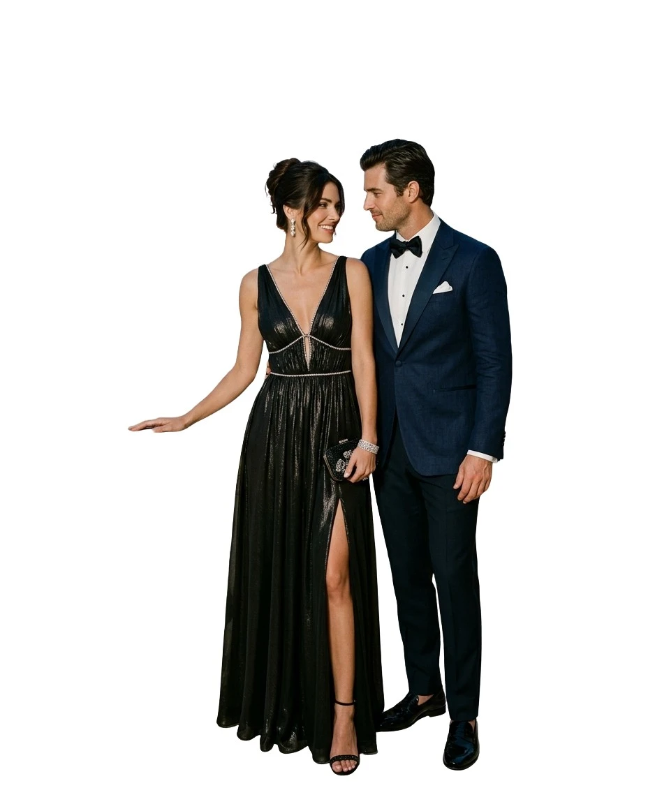 Gemma Deeks Style Guide: Black tie Date night in Bahamas Summer 2026