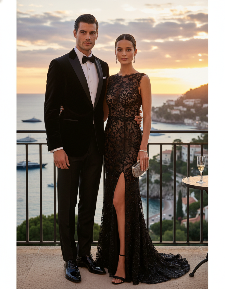 Gemma Deeks Style Guide: Black tie Date night in France Summer 2026