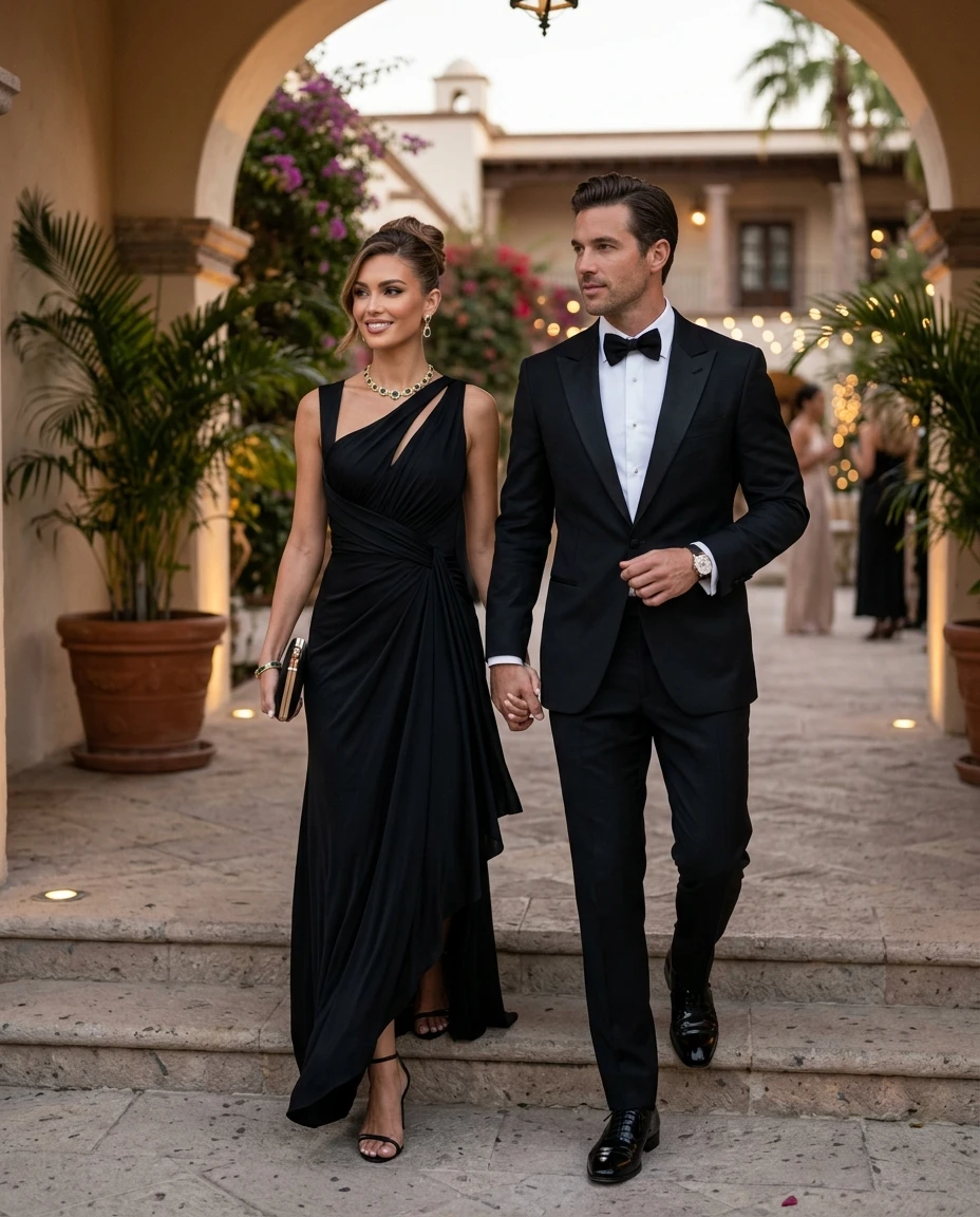 Gemma Deeks Style Guide: Black tie Date night in Mexico Summer 2026