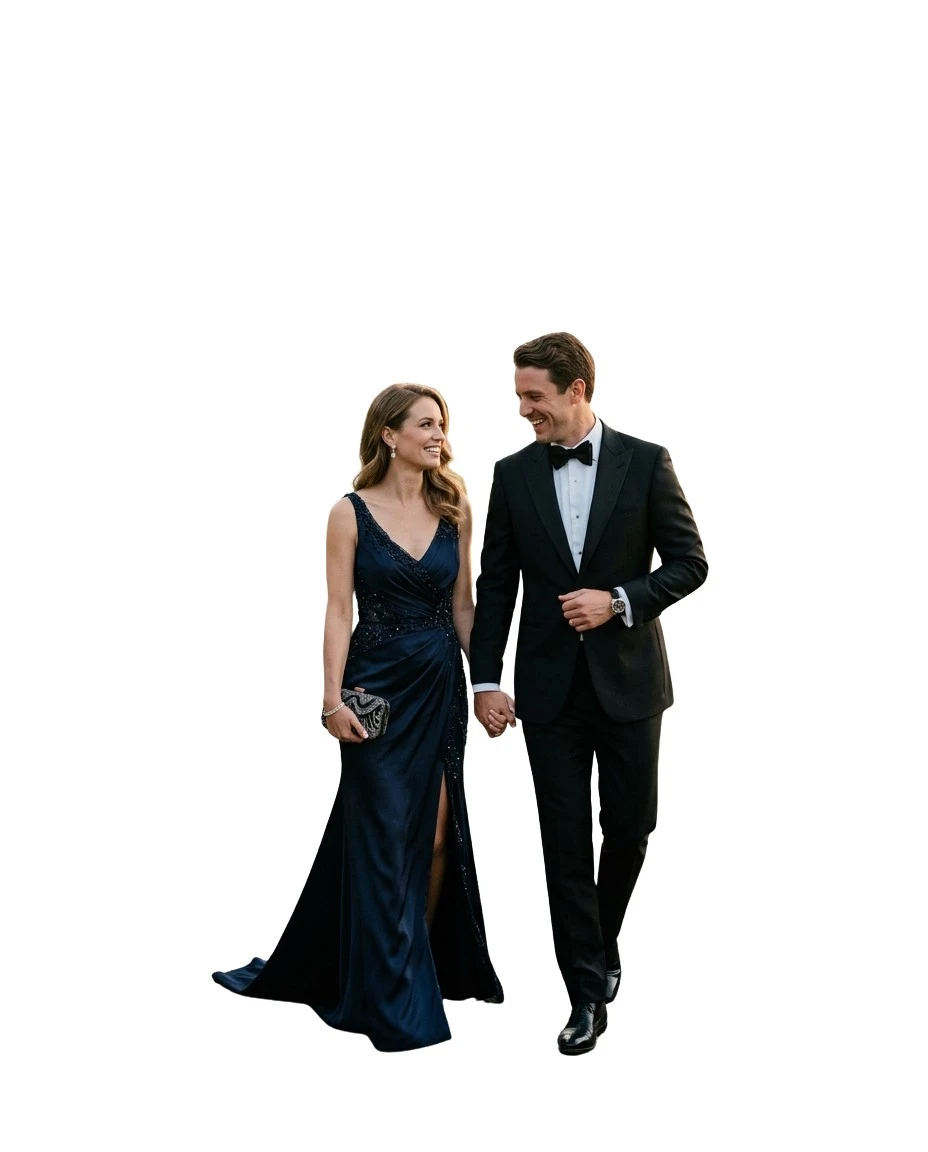 Gemma Deeks Style Guide: Black tie Date night in Scotland Summer 2026