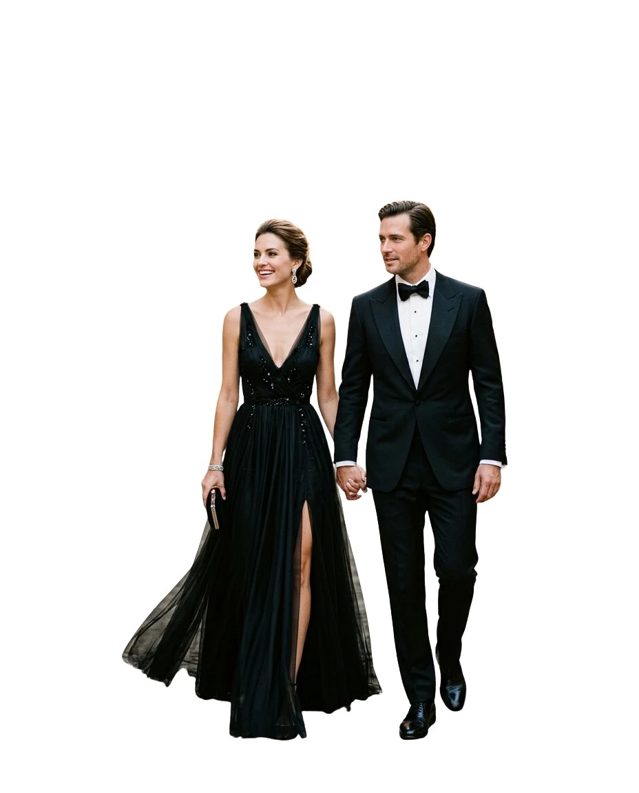 Gemma Deeks Style Guide: Black tie Date night in Spain Summer 2026