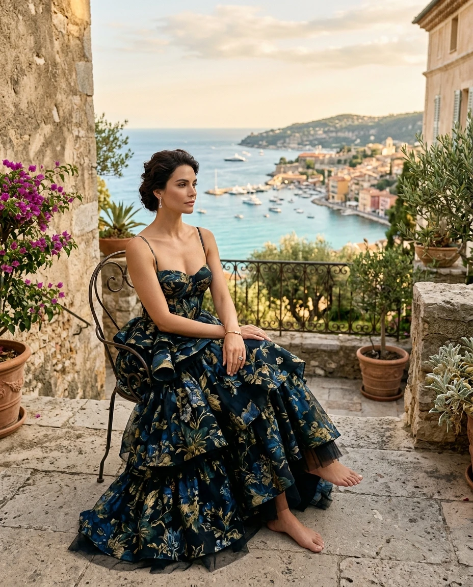 Gemma Deeks Style Guide: Black tie Designer Summer Dresses in France Summer 2026