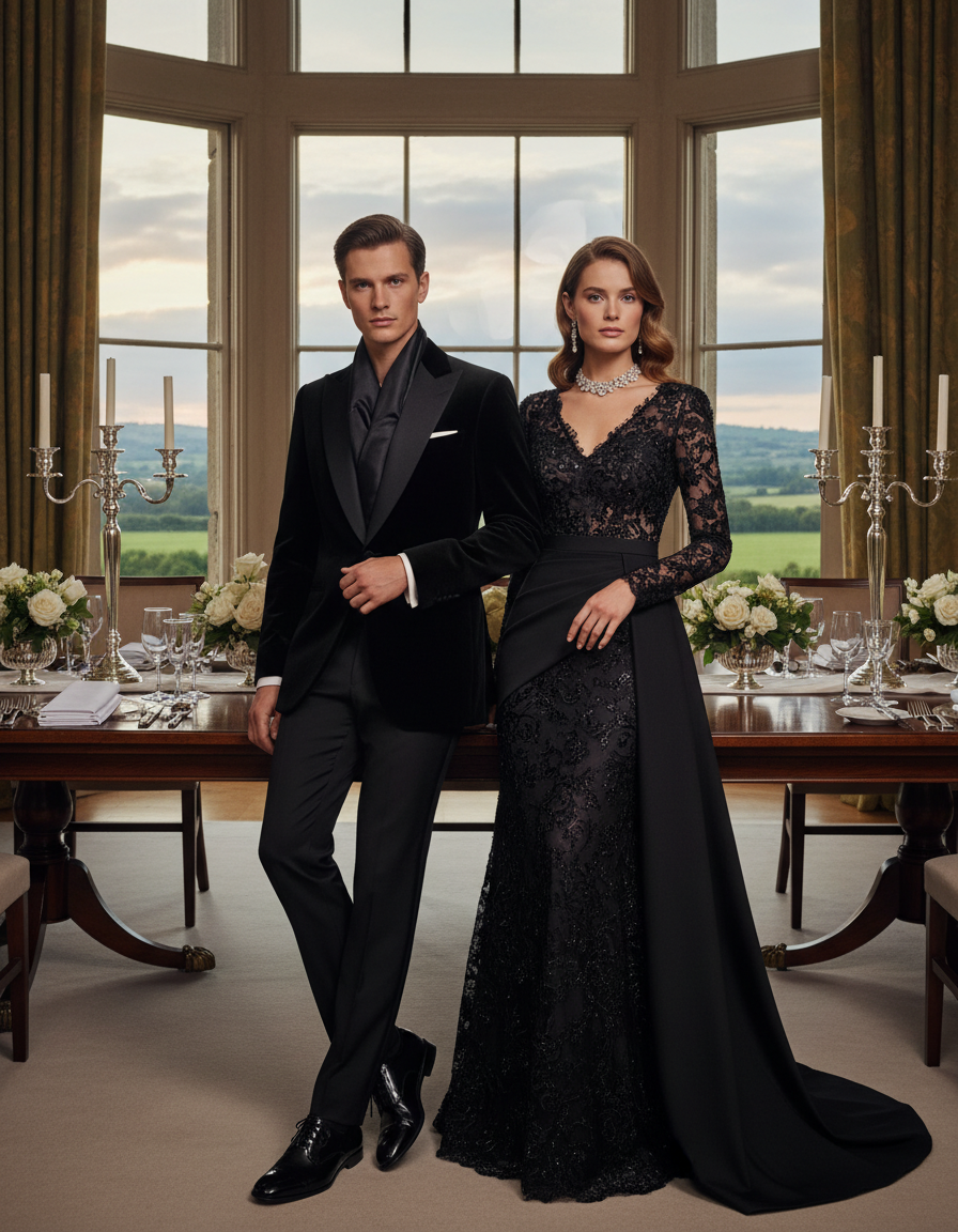 Gemma Deeks Style Guide: Black tie dinner outfit in Ireland Summer 2026
