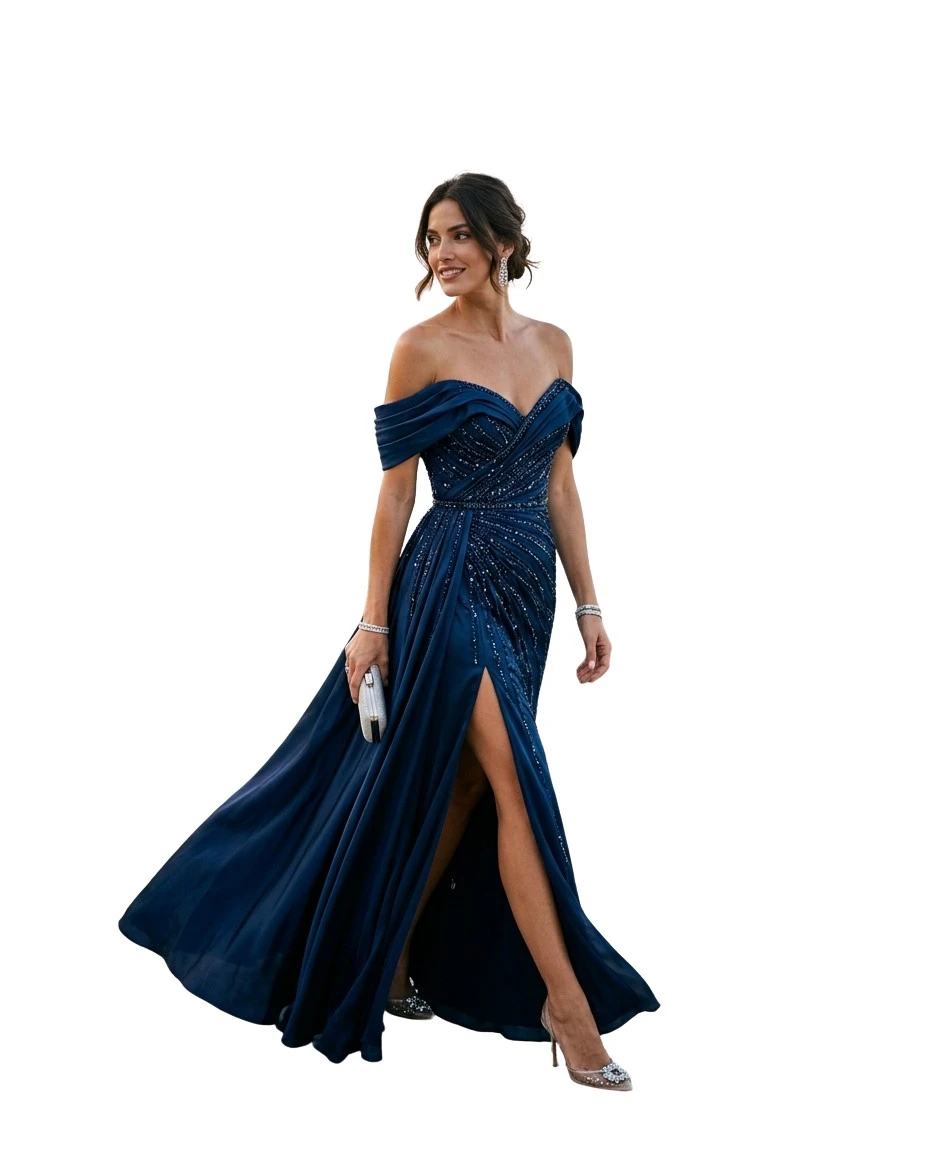 Gemma Deeks Style Guide: Black tie gala gown in Ibiza Summer 2026