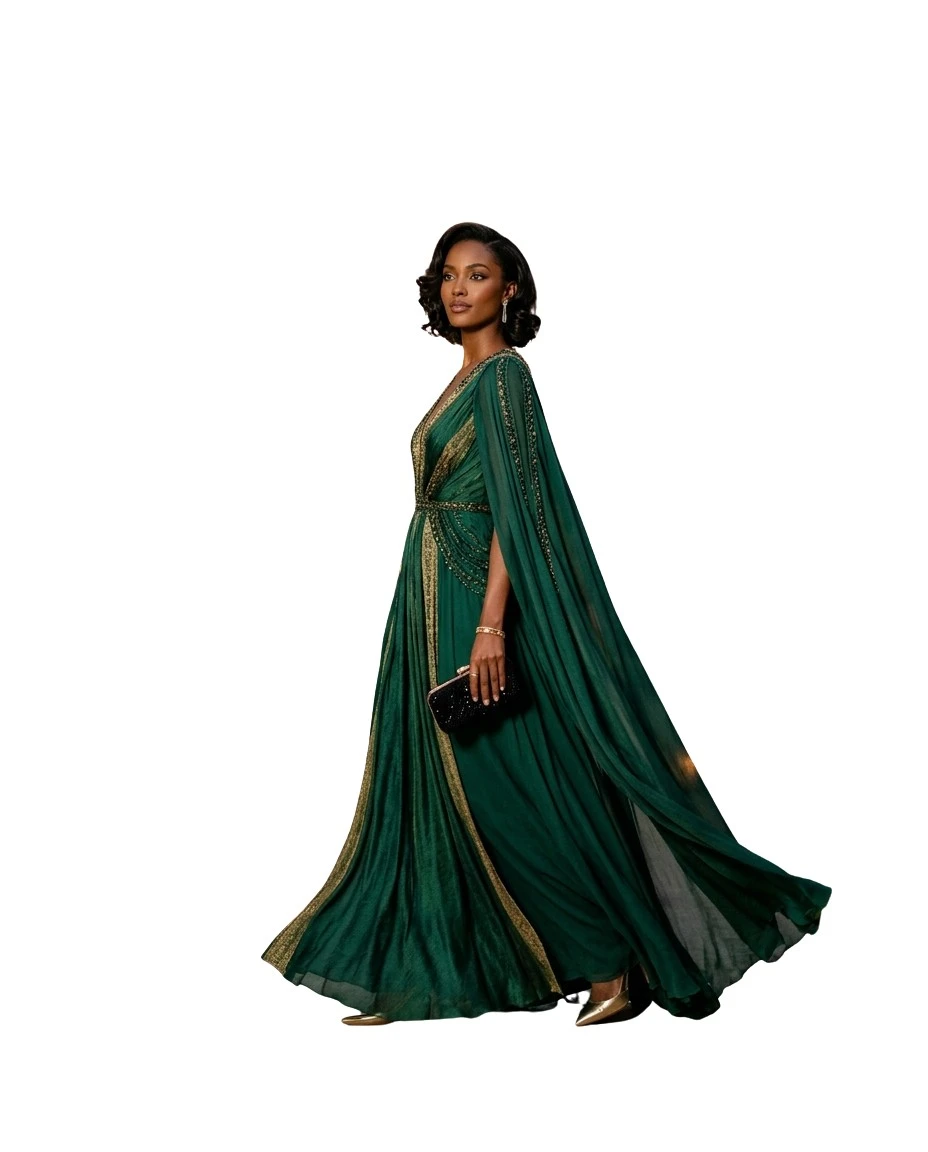 Gemma Deeks Style Guide: Black tie gala gown in Marrakech Summer 2026