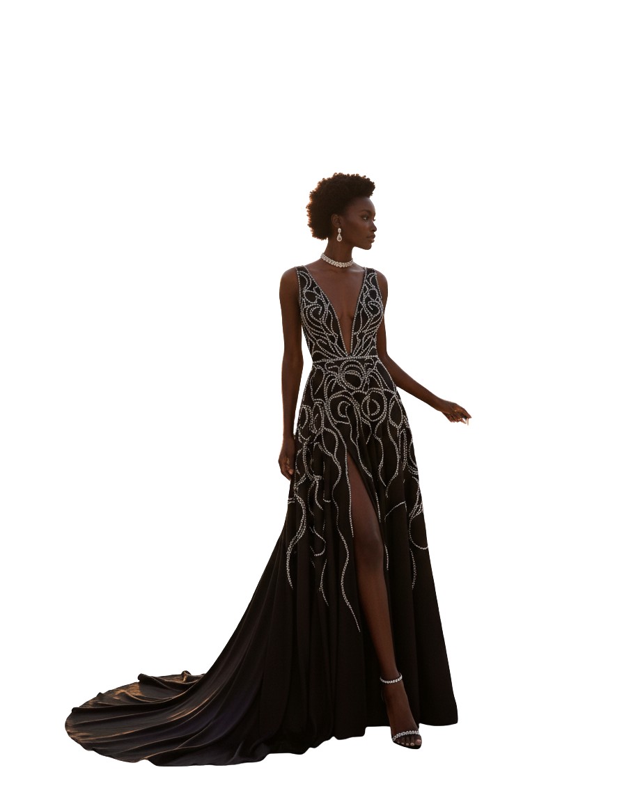 Gemma Deeks Style Guide: Black tie gala gown in South Africa Summer 2026