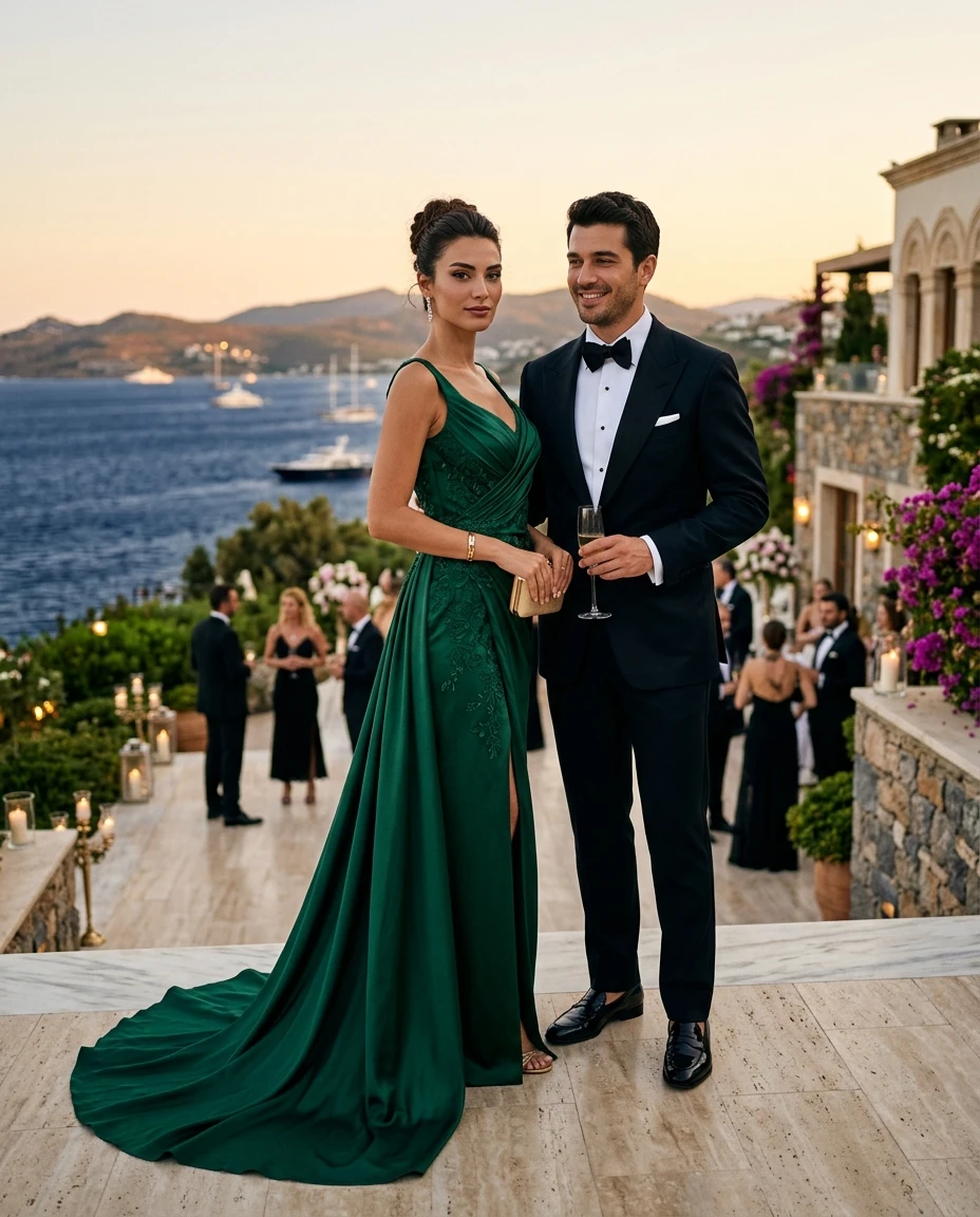 Gemma Deeks Style Guide: Black tie Holiday parties in Turkey Summer 2026