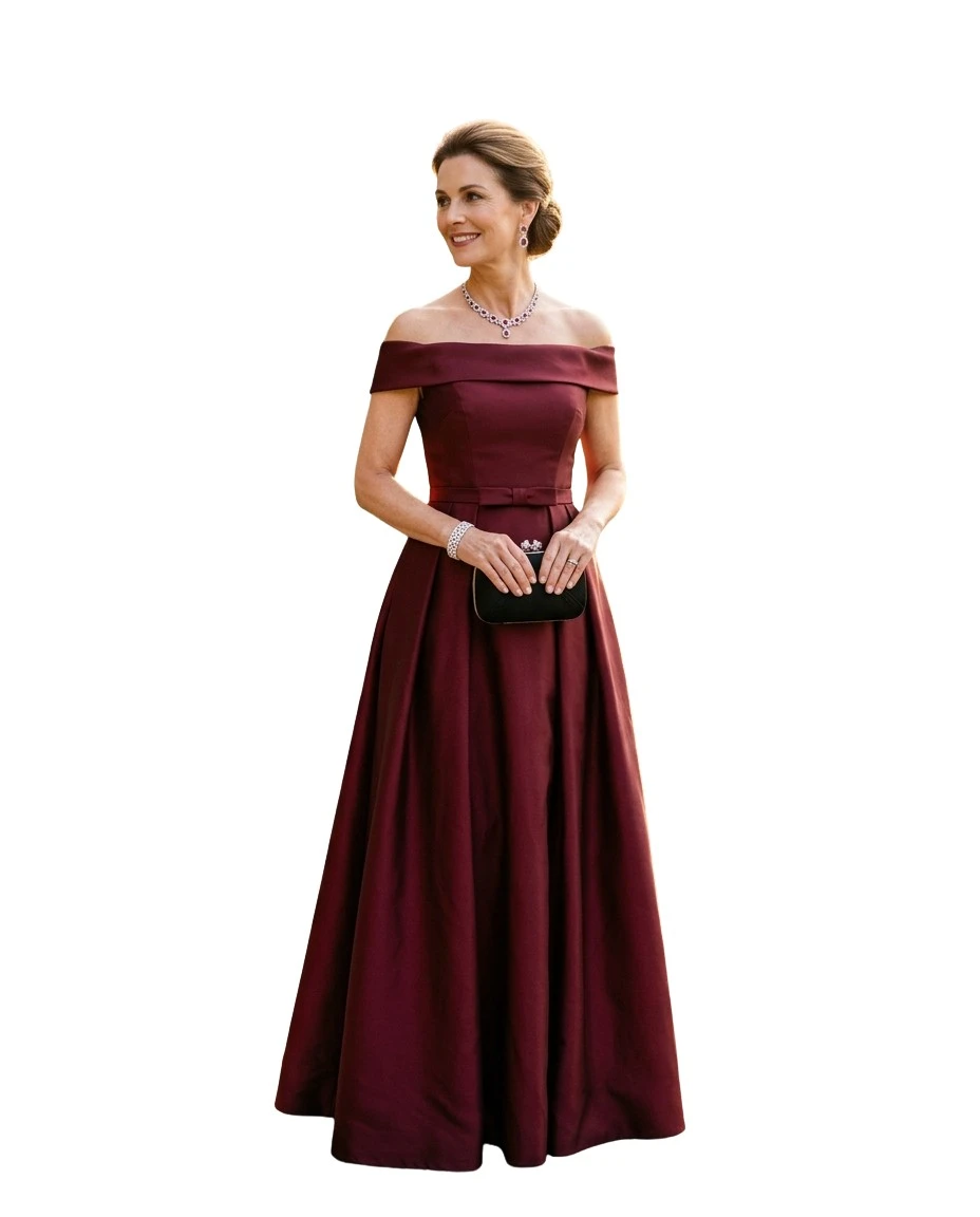 Gemma Deeks Style Guide: Black tie Mother’s Day in Burgundy Summer 2026
